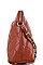 STITCHED CROSSBODY BAG WITH LINKED CHAIN