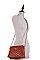 STITCHED CROSSBODY BAG WITH LINKED CHAIN