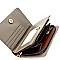 GS308-LP Zipper Accent Rear Compartment Medium Bi-fold Wallet