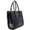 GS3414-LP Contrast Color Slit Side Tote