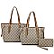 Teddy Bear Monogram 3-in-1 Shopper Set