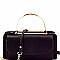 Metal Handle Accent Wallet Compartment Cross Body MH-GY128