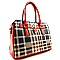 Checker Padlock Classic Accent Satchel