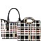 Plaid Check 2Pc Classic Handbags Set