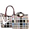 Plaid Check 2Pc Classic Handbags Set