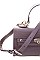 STYLISH CROC DESIGN MINI CROSSBODY WITH HANDLE BAG