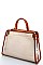 FASHIONABLE TRANSPARENT PU LEATHER COMBI SATCHEL WITH LONG STRAP JY-H-810111