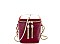 FASHION ROUND SQUARE PATTERNED DESIGN CHAIN TASSEL CROSSBODY BAG