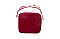 FASHION ROUND SQUARE PATTERNED DESIGN CHAIN TASSEL CROSSBODY BAG