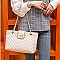 Quilted Medium CHAIN ACCENT Shoulder Bag