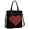 Mesh Heart Tote