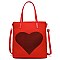 Mesh Heart Tote