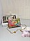 Clear Acrylic graffiti boxy cross-body Shoulder Bag