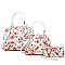 Flower 3-in-1 Dome Satchel Set