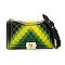 QUILTED MULTI COLOR JELLY SHOULDER BAG