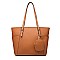 3 IN 1 SMOOTH STYLISH TOTE CROSSBODY PURSE SET