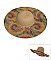 TRENDY FASHION PATTERN STRAW SUN HAT