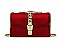 Buckel Accented Jelly Medium Shoulder Bag