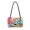 Graffiti Shoulder Handbag