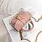 Transparent Studded Chain Strap Clear Jelly Shoulder Messenger Bag