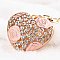 wholesale Rose Flower Heart Key Holder Keychain