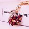 Rhinestones Swan Keychain & Handbag Purse Charm