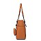 3 IN 1 SMOOTH STYLISH TOTE CROSSBODY PURSE SET