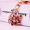 Rhinestones Swan Keychain & Handbag Purse Charm