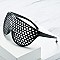 Pack of 12  Oversize Honeycomb Shield Sunglasses