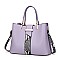 2 in 1 Triple Compartment Satchel & Messenger Set