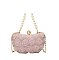 Chiffon Flower Clutch