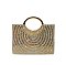 Rhinestone Round Handle Clutch