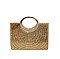 Rhinestone Round Handle Clutch