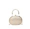 Glitter Oval Clutch