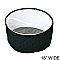 Black Collapsible Fabric Hat Bag With Clear Vinyl Top And Handle