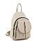 STYLISH SMOOTH ZIPPER DESIGN BACKPACK