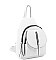 STYLISH SMOOTH ZIPPER DESIGN BACKPACK