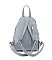 STYLISH SMOOTH ZIPPER DESIGN BACKPACK