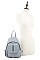 STYLISH SMOOTH ZIPPER DESIGN BACKPACK