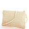 TRENDY NATURAL WOVEN PRINTED CANVAS STYLISH SLING BAG JYHB421