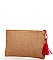 CHIC FASHION WOVEN FABRIC COCKTAIL PRINT STYLISH CLUTCH JYHB470