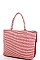 SOFT FABRIC FASHION TOTE WITH TASSEL JYHB501