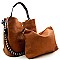 Chain Accent Bag in Bag Medium Hobo