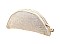 TRENDY SHINING SHELL TACO SHAPED HAND CLUTCH
