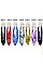 Pack of 12 Fashion Assorted Color Paisley Pattern Headband With Hair Pins