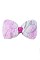 Pack of 12 Fashionable Assorted Color Soft Fur Ribbon Bow Clip