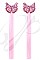 Pack of 12 Bright Assorted Color Butterfly Theme Hair Extensions