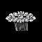 STYLISH BRIDAL JEWELED HAIR COMB SLHCH2182