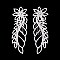 RHINESTONE S/CL HAIR COMB SET SLHCY5874