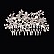 ELEGANT FLORAL BRIDAL HAIR COMB W/ PEARL CLUSTERS SLHCY7351